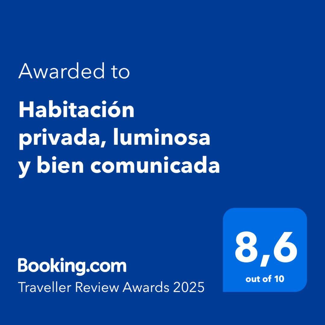 Habitacion Privada, Luminosa Y Bien Comunicada Madrid Extérieur photo